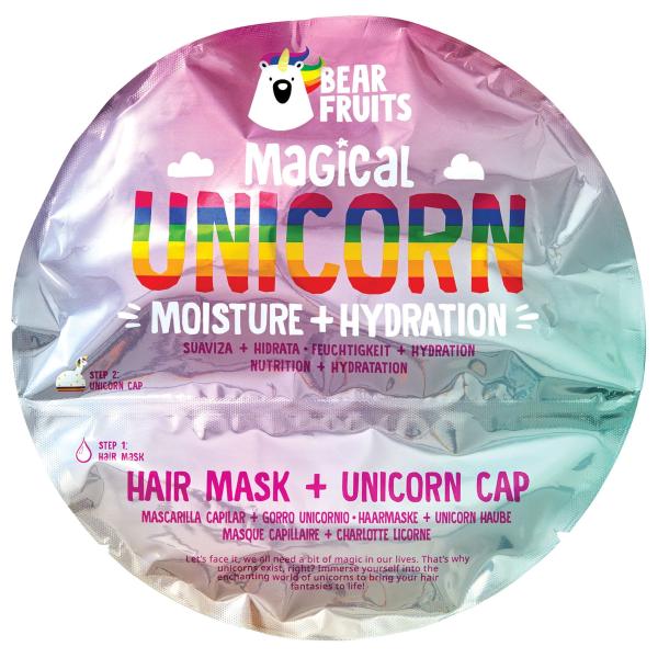 Bear Fruits Magical Unicorn Hair Mask + Cap