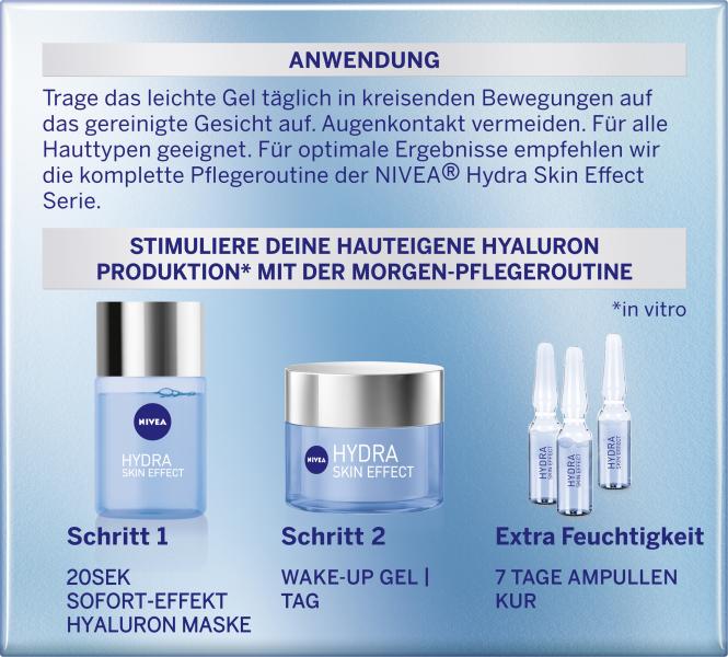 Nivea Hydra Skin Effect Wake up Gel Tagespflege