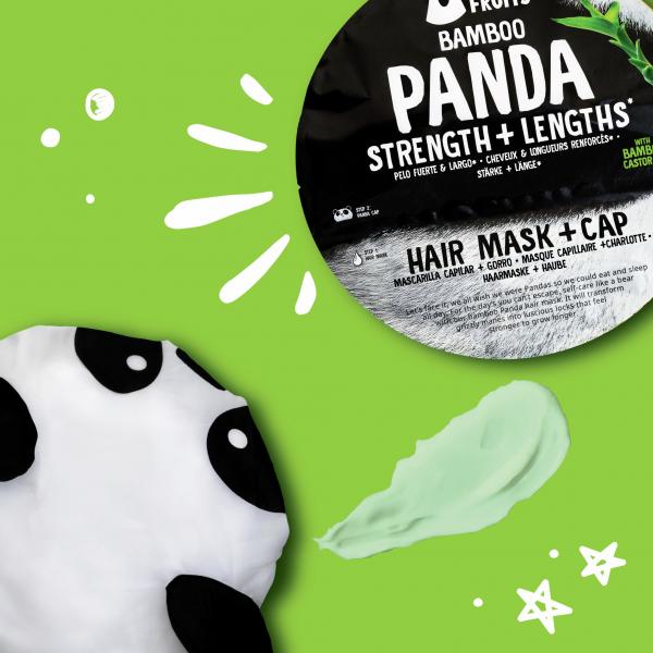 Bear Fruits Panda Hair Mask + Cap