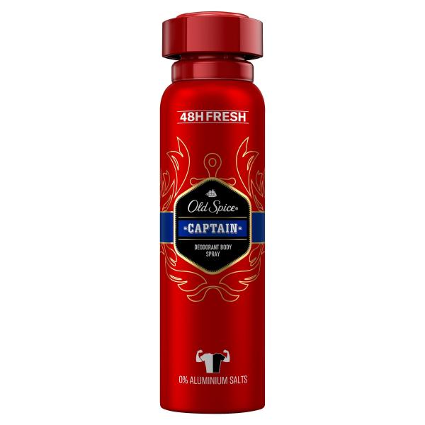 Old Spice Captain Deodorant Bodyspray
