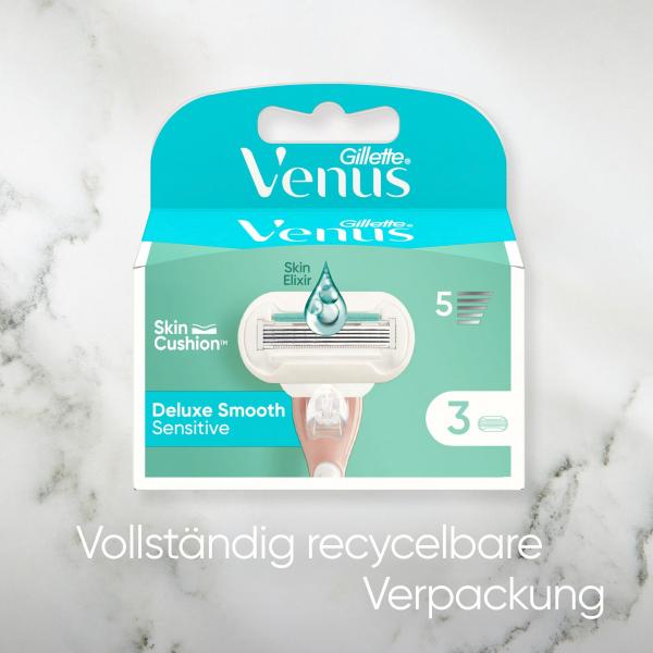 Gillette Venus Deluxe Smooth Sensitive Rasierklingen