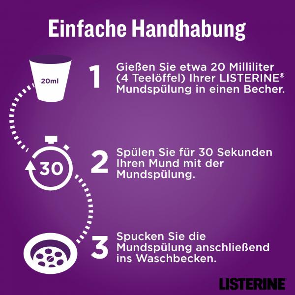 Listerine Mundspülung Total Care Zahnschutz 6in1