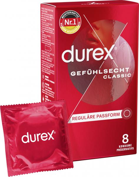 Durex Kondome Gefühlsecht Classic Reguläre Passform