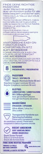 Durex Kondome Hautnah Classic Reguläre Passform