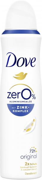 Dove ZerO% Deodorant original