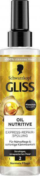Schwarzkopf Gliss Oil Nutritive Express-Repair-Spülung