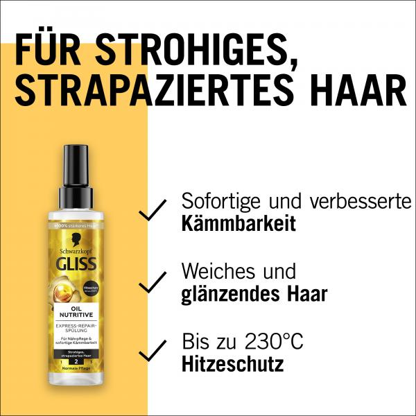 Schwarzkopf Gliss Oil Nutritive Express-Repair-Spülung