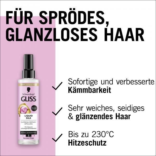 Schwarzkopf Gliss Liquid Silk Express-Repair-Spülung