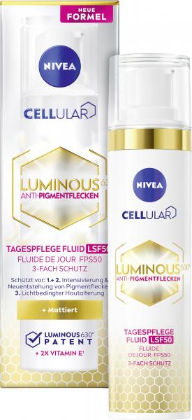 Nivea Cellular Luminous630 Anti-Pigmentflecken Tagespflege Fluid LSF 50