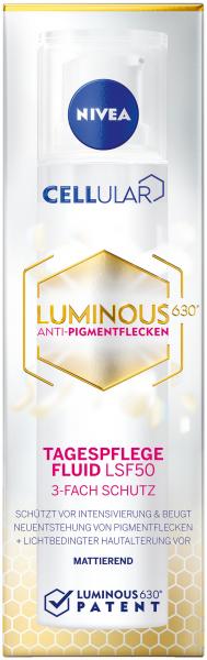 Nivea Cellular Luminous630 Anti-Pigmentflecken Tagespflege Fluid LSF 50