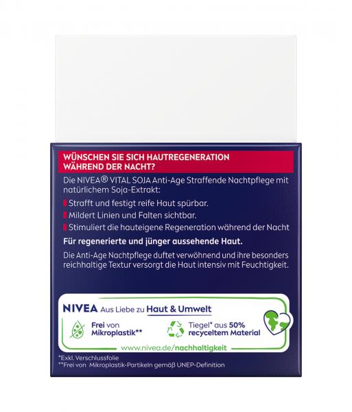 Nivea Vital Soja Anti-Age Straffende Nachtpflege Creme