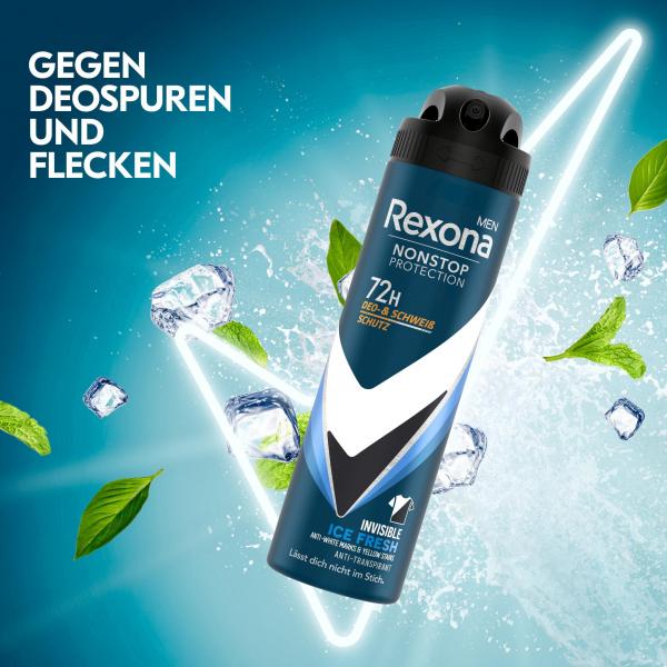 Rexona Men Nonstop Protection Invisible Ice Fresh Deo Spray