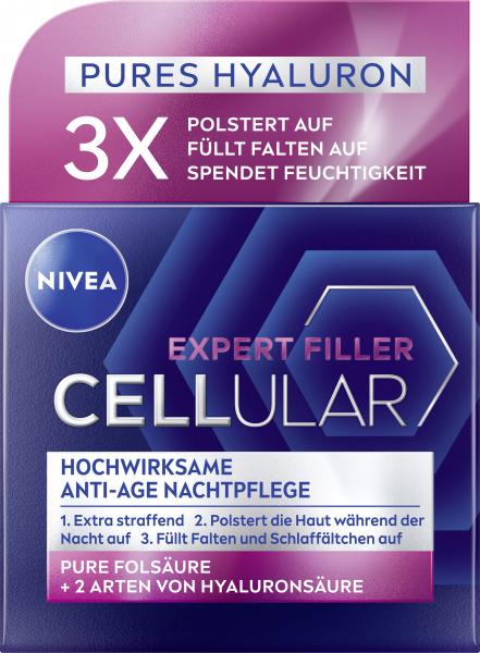 NIVEA Cellular Expert Filler Hochwirksame Anti-Age-Nachtpflege