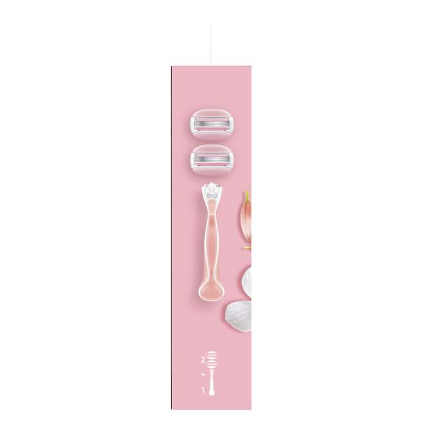Gillette Venus ComfortGlide Spa Breeze Rasierer mit 2 Klingen
