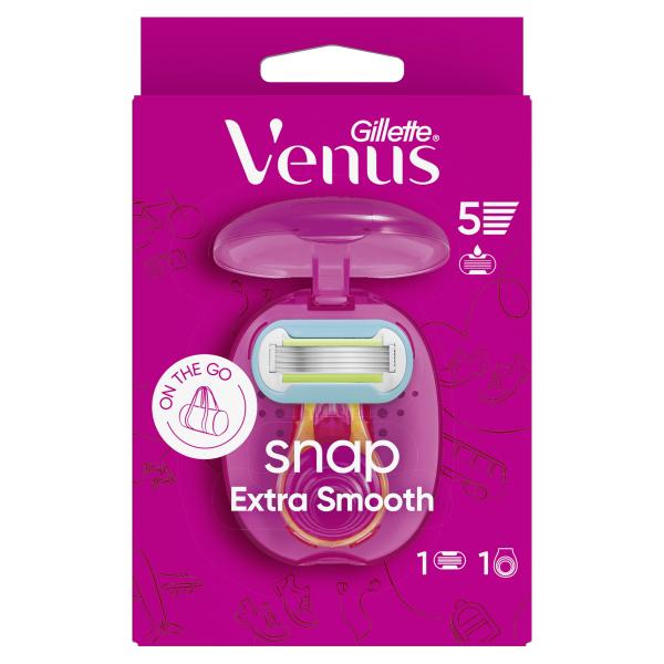 Gillette Venus Extra Smooth Snap Rasierer mit 1 Klinge