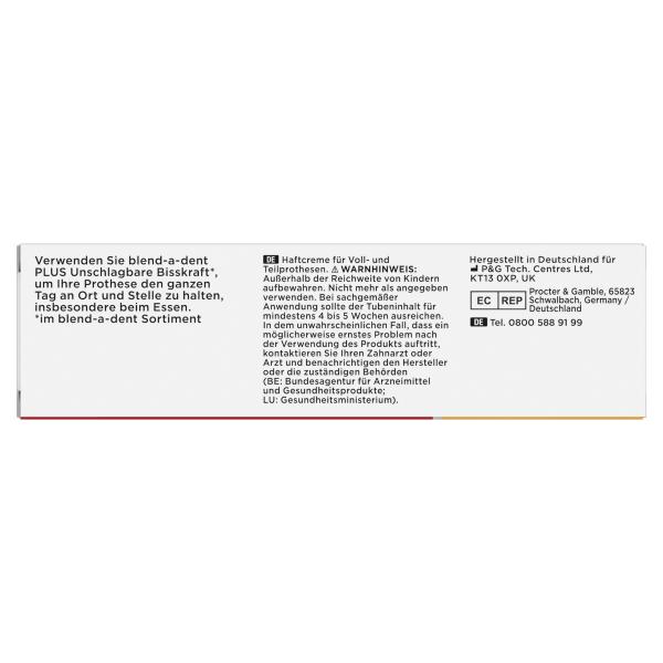 blend-a-dent Plus Haftcreme Unschlagbare Bisskraft Geschmacksneutral