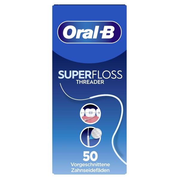 Oral-B Super-Floss Threader Zahnseide 50 Fäden