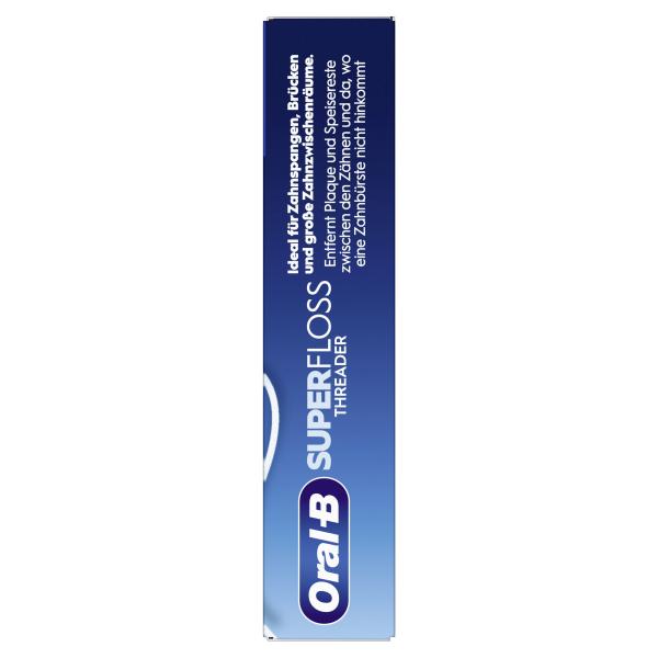 Oral-B Super-Floss Threader Zahnseide 50 Fäden