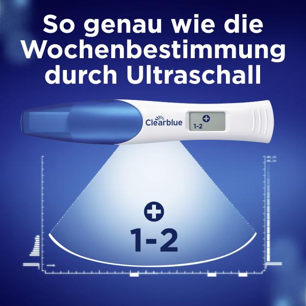 Clearblue Schwangerschaftstest Anzeige Wochen