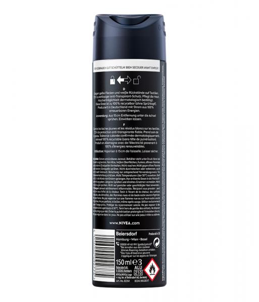 Nivea Men Deo Spray Black & White Invisible Original
