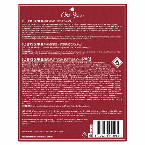 Old Spice 3er Geschenkset Urban Traveller Captain 2