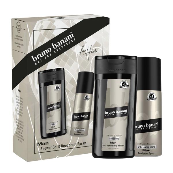 Bruno banani Geschenkset Man Shower Gel & Deodorant