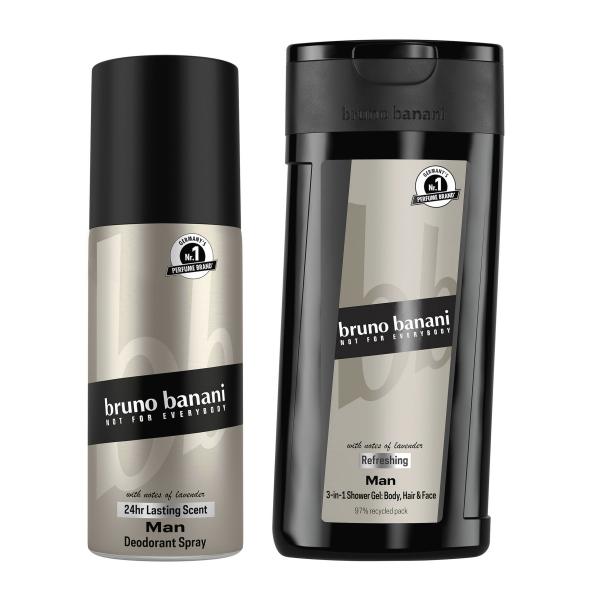 Bruno banani Geschenkset Man Shower Gel & Deodorant