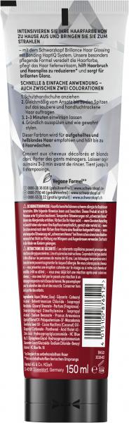 Schwarzkopf Brillance Glanz Behandlung Haar Glossing Kühles Blond