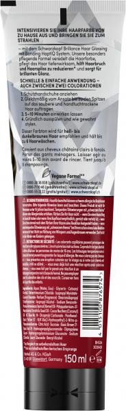 Schwarzkopf Brillance Glanz Behandlung Haar Glossing Schokobraun