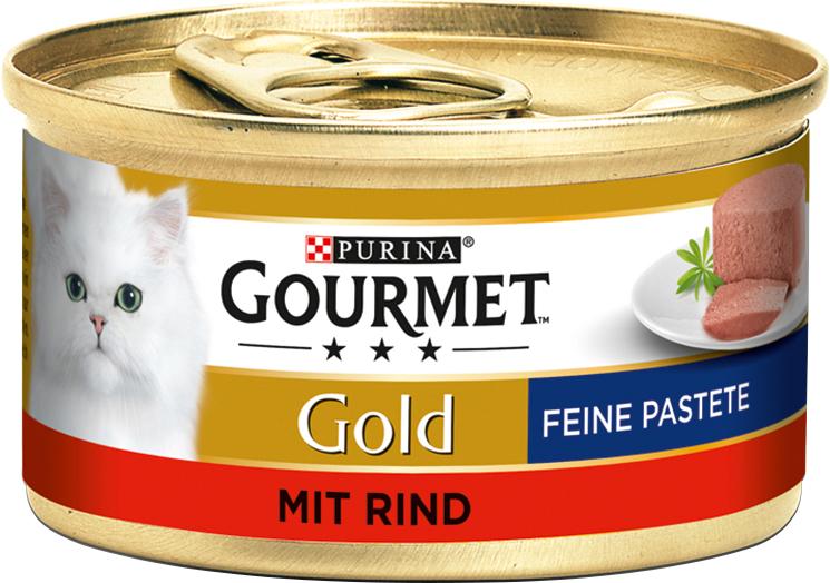 Gourmet Gold Feine Pastete mit Rind