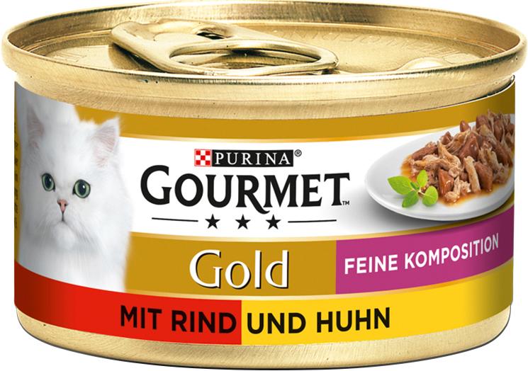Gourmet Gold mit Rind & Huhn