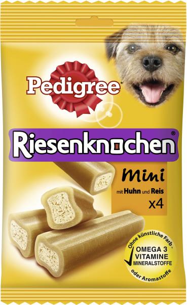 Pedigree Riesenknochen Mini mit Huhn & Reis