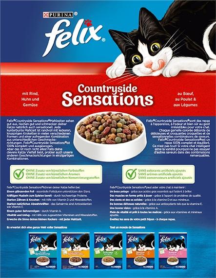 Felix Countryside Sensations mit Rind, Huhn und Gemüse