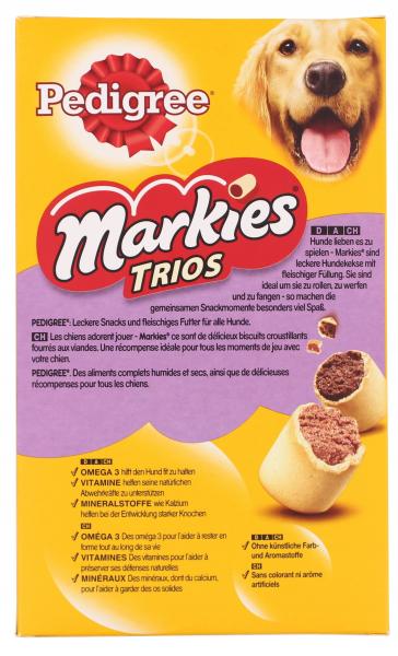 Pedigree Markies Trios fleischige Röllchen