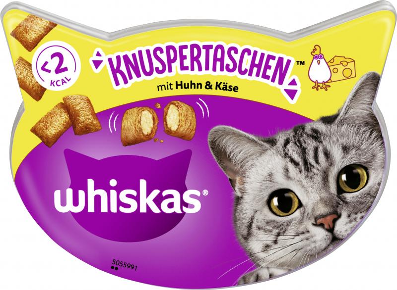 Whiskas Knuspertaschen mit Huhn & Käse