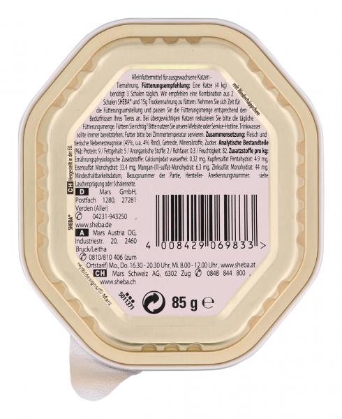 Sheba Selection in Sauce mit Rinderhäppchen