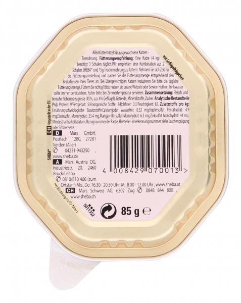 Sheba Selection in Sauce mit Geflügelhäppchen