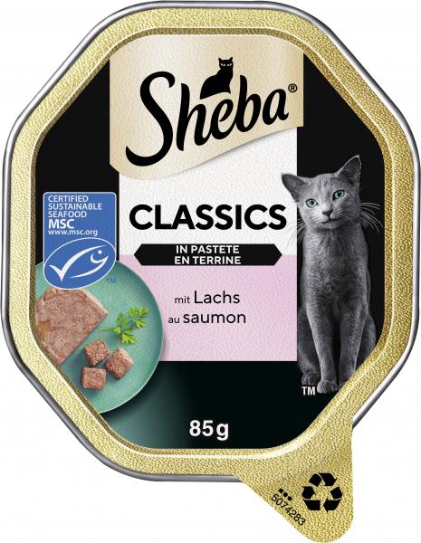 Sheba Classics in Pastete mit Lachs