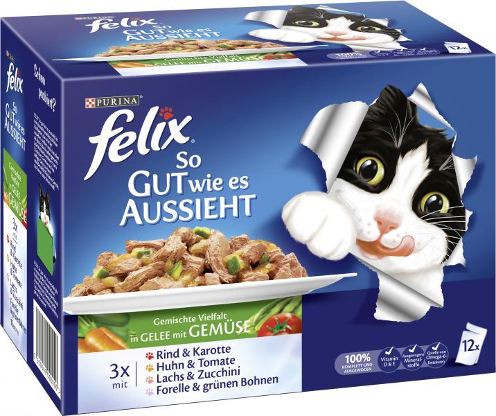 Felix So gut wie es aussieht gemischte Vielfalt mit Gemüse
