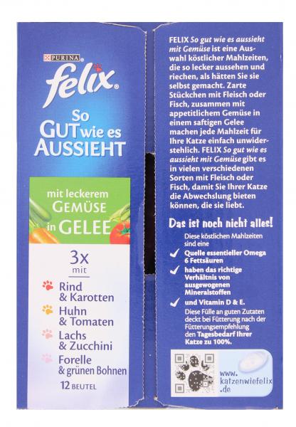 Felix So gut wie es aussieht gemischte Vielfalt mit Gemüse