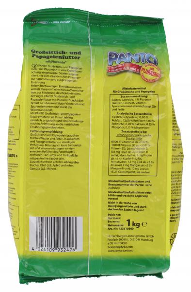 Panto Großsittich-/Papageifutter