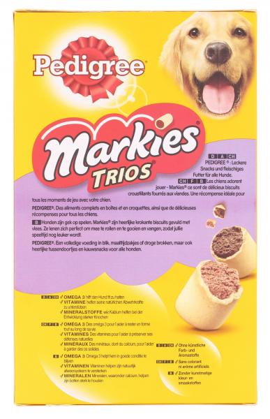 Pedigree Markies Trios Fleischige Röllchen