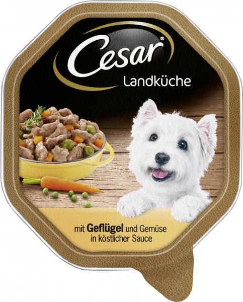 Cesar Landküche Geflügel & Gemüse in Sauce