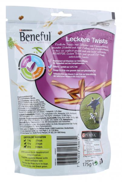 Beneful Snacks Leckere Twists Bacon & Käse