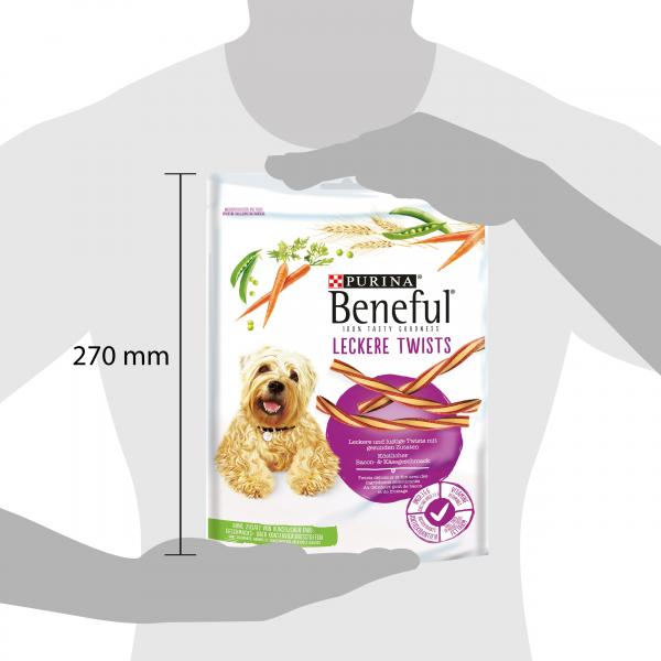 Beneful Snacks Leckere Twists Bacon & Käse