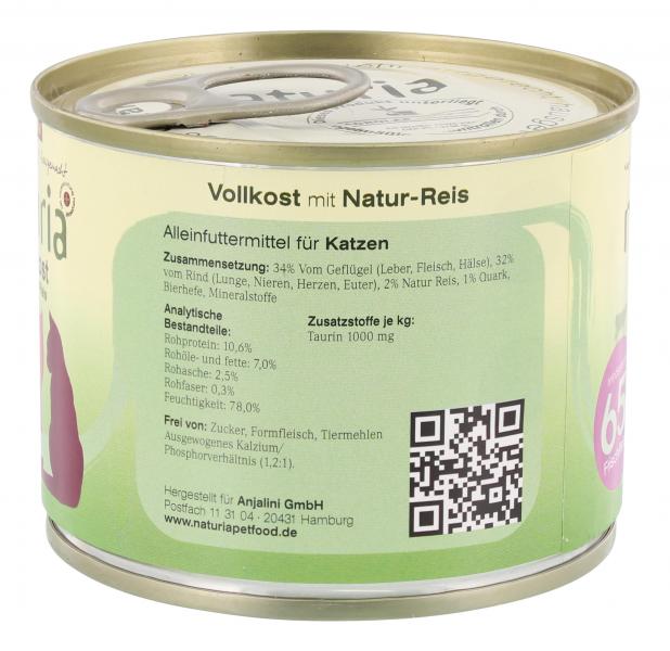 Naturia Vollkost mit Natur-Reis