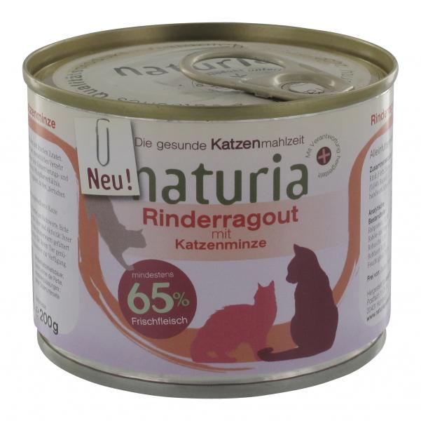 Naturia Rinderragout mit Katzenminze