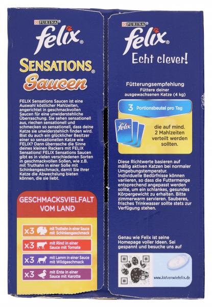 Felix Sensations Saucen Geschmacksvielfalt vom Land