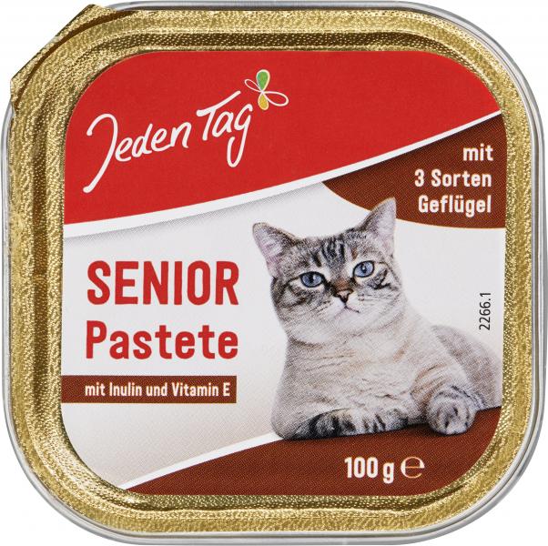 Jeden Tag Katze Senior Pastete mit 3 Sorten Gefl 252 gel online kaufen bei 