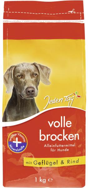 Jeden Tag Volle Brocken mit Geflügel & Rind